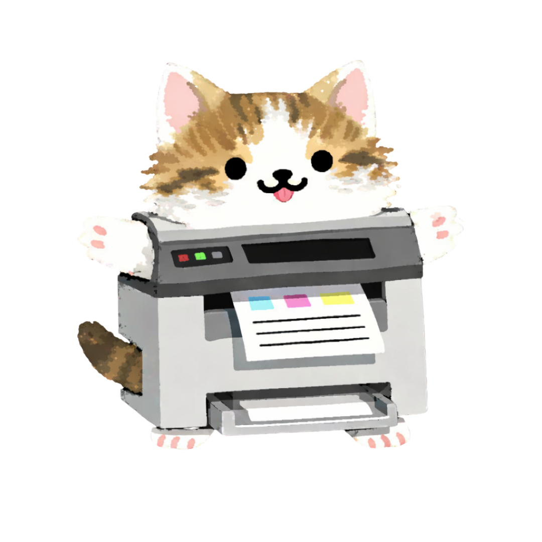 Printer Cat